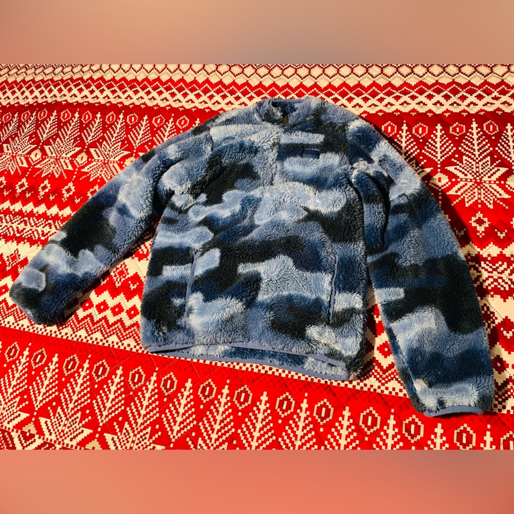 Hurley Blue and Black Fleece Jacket